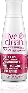 Live Clean Pink Fire Colour Protect Conditioner - 12 Oz (350ml)