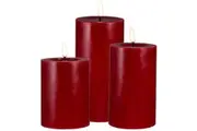 Maxwell & Williams: Let's Get Lit LED Flameless Candle Set of 3 - Cherry (7.5cm)