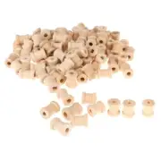 100 Pcs Empty Thread Spools Bobbins Empty Spool Sewing Accessories