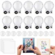 30PCS/Set 10Circular Creative Easy Halo Lights & Easy LightsWith 20 Shaker Do...