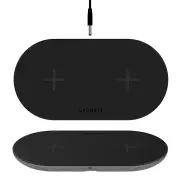 Open Box Cygnett Twofold 20w Dual Wireless Phone Charger - Black