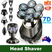 7D Bald Head Shaver 5-in-1 Cordless Electric Hair Trimmer Razor for Men Wet Dry