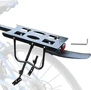 Cycle Rear Shelf - Rear Shelf Bracket with Warning Reflectors,Shelf Bracket Quick Release, Flexible Adjustment for Women Men