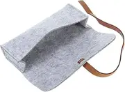 [Healeved] Portable Felt Eyeglasses Case for Sunglasses Makeup Storage Lightweight Wool Cosmetic Pouch Light for Organizing Essentials The Go