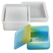 Urban Crafter Square Box Silicone Mould 8x8x3.7cm