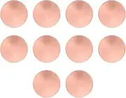 Gadpiparty 10pcs Engravable Blank Challenge Coins for DIY Crafts Smooth Blanks for Jewelry Making Unique Birthday Colored Collectible Coins