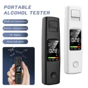 Professional Rechargeable Portable Breath Alcohol Tester Light & Sound Accurate