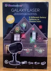 EZ Illuminations Holiday Galaxy Laser Indoor/Outdoor Projector 6 Patterns