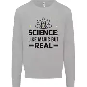 Science Like Magic But Real Funny Geek Nerd Mens Sweatshirt Jumper