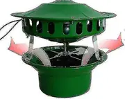 Electric Chimney Fan for BBQ Hut Fireplace Thermo Stove Wood Oven - 80W