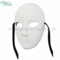 在飛比找Yahoo!奇摩拍賣優惠-blank mask 白色面具~加厚型紙漿面具