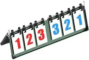 Generic Sports Display Table Flip Numbers Tabletop Score Board Counter Flip Display Board for Football Tennis