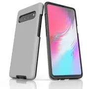 For Samsung Galaxy S10 5G Case, Armour Tough Protective Cover, Grey