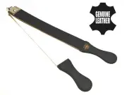 CLASSIC BARBER SHAVING LEATHER STROP STRAIGHT RAZOR SHARPENER BRAND NEW