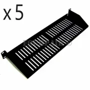 5 Pack -1 Space Vented Cantilever Relay Rack Mount Server Shelf 19" 1U 6" Deep