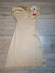 NWT SPANX Simplicity Slip Shape Wear Nude Strapless With Straps Small New