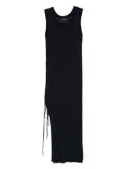 [Roberto Collina] Roberto Collina-Abito Midi A Coste Con Coulisse-Donna M