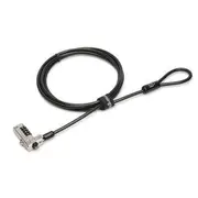 KENSINGTON COMBINATION NOTEBOOK LOCK - N17 FOR DELL DEVICES WITH WEDGE LOCK SLOT