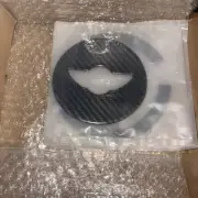 Auto Carbon Fiber Steering Wheel Center Ring For BMW Mini Cooper