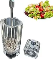 Salt and Pepper Grinder | Pepper Salt Grinder Shaker Mill,Clear Refillable Adjustable Manual Kitchen Tools for Camping Cooking Kitchen Table Setting Picnic Dining Home Decor