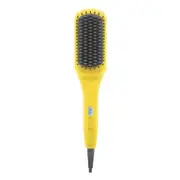 Drybar Brush Crush Heated Straightening Brush Yellow