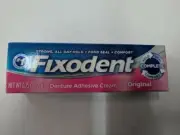 3 PACK Fixodent Denture Adhesive Cream, Original, Strong And Long Hold - 0.75 Oz