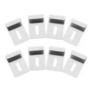 8pcs Mirror Glass Clamp Bathroom Mirror Clips Glass Clip Shelf Support Brackets