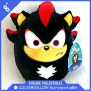 Squishmallow Kellytoy Plush Sonic the Hedgehog Shadow 8" Inch NWT NEW