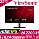 ViewSonic VA2209-H 無邊框螢幕 (22型/FHD/100Hz/HDMI/IPS)