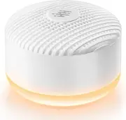 White Noise Sound Machine & Night Light with 12 Selected Sounds,Rechargeable