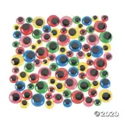 New Colorful Googly Eyes 1/4” -1/2” (6-12mm) 500 pieces