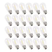 24 Pack 3V LED S14 Replacement Light Bulbs, Shatterproof Outdoor Solar7218
