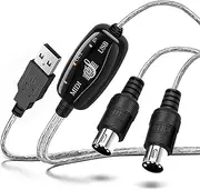 TNP USB to MIDI Cable Converter 2 IN 1 PC to Synthesizer Music Studio Keyboard Interface Wire Plug Controller Adapter Cord 16 Channels Supports Computer Laptop Windows and Mac