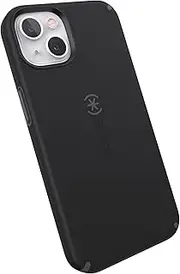 Speck MagSafe Case for iPhone 13 - Drop & Camera Protection, Soft-Touch Secure Grip, Wireless Charging Compatible, Fits All 6.1 Inch Models - Black/Slate Grey