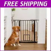 Carlson Heavy-Duty Pet Barrier with Small Door - Perfect for Hallways & Stairs