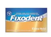 Fixodent Denture Adhesive Powder, Extra Hold, 1.6 Oz