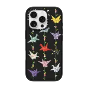 iPhone 16 Pro Impact Case MagSafe Compatible Origami paper crane: good luck symbol