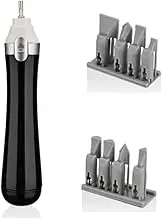 Electric Reciprocating Sander, with 8pcs Sanding for Hobbies,Art,Miniature,Figure Polishing,Sanding