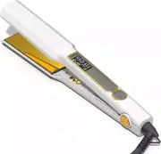Hair Straightener 1 1/2 Inch,Ionic Flat Iron Hair Straightener and Curler 2 in 1