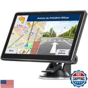 GPS Navigator for Car Truck RV, 7 Inch Touch Screen, Latest 2025 Maps for Car