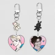 Codename Anastasia Zhenya + Taekjoo Keychain Keyring Set of 2 Bomtoon Lezhin