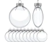 Transparent ball flat ball PET blow molding ball seamless transparent plastic Christmas ball bulb bottle