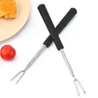 A Must Have for BBQ Enthusiasts 10 Piece Adjustable Skewering Forks Set