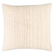 Annie Selke Bryant Natural Quilted Euro Sham