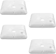 YALLOVE 4 Pack Water Weight Bags for Balloon Column Stand and Arch, Square Thickened Fillable Base Party Supplies Accessories