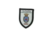 Patch printed embroidery travel souvenir shield city flag catania italy