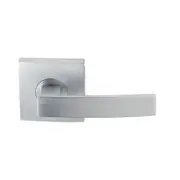 Delf Trade Satin Chrome Lucca Square Dummy Lever Set