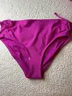 Calia By Carrie Underwood Ruched Bottom With Ties Lush Berry sz XL
