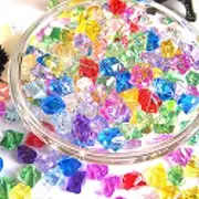 Fake Crushed Ice Rocks - Fake Crushed Ice Cubes Artificial | Fake Ice Rocks | Decorative Ice Rocks | 400/200 Pieces Colored Stones for Crafts | Mini Gems Mixed Colour Stones | Beads for Home