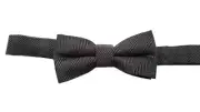 Ben Sherman Gray Herringbone Bow Tie Men's